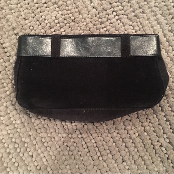 VICTORIA’S SECRET Y2K Black Velvet Clutch - Picture 3 of 6